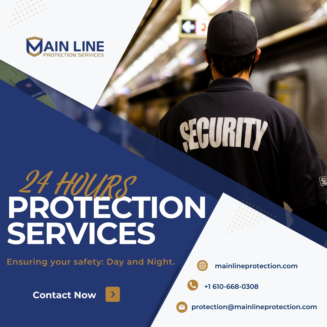 Main Line Protection Services logo - A shield with the letters "MLPS" inscribed, symbolizing security and protection.